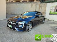 Usata Mercedes E220 Premium 194 CV (142 kW) 2019 Blu Cabrio