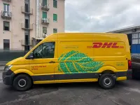 Usata VW e-Crafter 100 kW (136 CV) 2020 Giallo Furgone