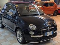Usata Fiat 500 Lounge 95 CV (69 kW) 2011 Nero Cabrio