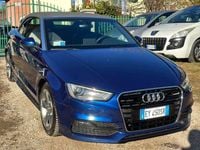 Usata Audi A3 Cabriolet S-Line 184 CV (135 kW) 2015 Blu Cabrio