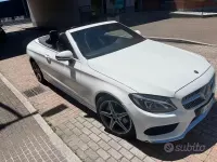 Usata Mercedes C220 170 CV (125 kW) 2017 Bianco Cabrio