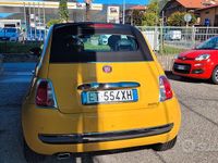 Usata Fiat 500C 95 CV (69 kW) 2013 Giallo Cabrio