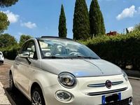 Usata Fiat 500C 69 CV (50 kW) 2018 Bianco Cabrio