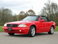 Usata Mercedes SL500 306 CV (225 kW) 2000 Rosso Cabrio