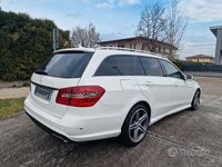 Usata Mercedes E220 Avantgarde 170 CV (125 kW) 2013 Bianco Station wagon