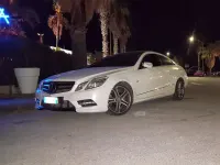 Usata Mercedes E350 AMG 231 CV (169 kW) 2009 Bianco Coupé
