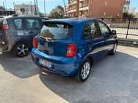 Usata Nissan Micra Visia 80 CV (58 kW) 2015 Blu Utilitaria