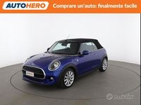 Usata Mini Cooper D Cabriolet 116 CV (85 kW) 2019 Blu Cabrio