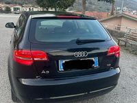 Usata Audi A3 105 CV (77 kW) 2009 Nero Utilitaria