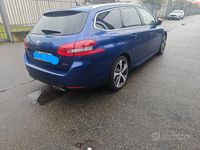 Usata Peugeot 308 SW GT-line 120 CV (88 kW) 2018 Blu Station wagon