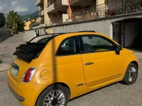 Usata Fiat 500 69 CV (50 kW) 2016 Giallo Cabrio