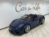 Usata Porsche 718 Spyder 420 CV (308 kW) 2023 Blu Cabrio