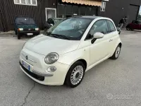 Usata Fiat 500 Lounge 75 CV (55 kW) 2010 Bianco Berlina