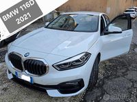 Usata BMW 116 Sport Line 116 CV (85 kW) 2021 Bianco Utilitaria