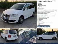 Usata VW Touran Highline 140 CV (102 kW) 2007 Bianco Monovolume