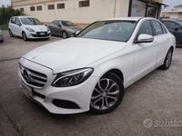 Usata Mercedes C220 170 CV (125 kW) 2016 Bianco polare Berlina