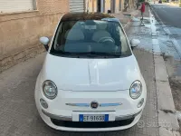 Usata Fiat 500C Lounge 95 CV (69 kW) 2013 Bianco Cabrio