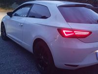 Usata Seat Leon FR 150 CV (110 kW) 2013 Bianco Coupé