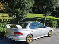 Usata Subaru Impreza 280 CV (205 kW) 1999 Argento Berlina