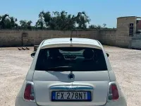 Usata Fiat 500 75 CV (55 kW) 2009 Bianco Cabrio