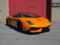 Usata Lamborghini Gallardo 570 CV (419 kW) 2011 Arancio borealis Cabrio