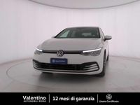 Usata VW Golf VIII Life 131 CV (96 kW) 2021 Bianco Utilitaria