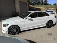 Usata Mercedes C220 Premium 194 CV (142 kW) 2019 Bianco Berlina