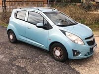 Begagnad Chevrolet Spark 68 HK (50 kW) 2011 Blå Halvkombi