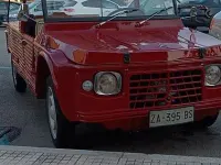 Usata Citroën Méhari 1970 Rosso Cabrio