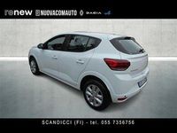 Usata Dacia Sandero Expression 100 CV (73 kW) 2023 Bianco Utilitaria