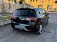 Usata Seat Leon Style 105 CV (77 kW) 2008 Nero Utilitaria