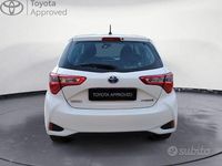 Usata Toyota Yaris Hybrid Active 2018 Bianco Berlina