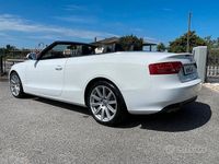 Usata Audi A5 Cabriolet Ambition 170 CV (125 kW) 2011 Bianco Cabrio