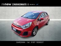 Usata Kia Rio Active 84 CV (61 kW) 2016 Rosso Utilitaria