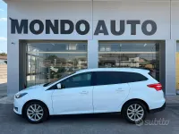 Usata Ford Focus Titanium 125 CV (91 kW) 2015 Bianco Station wagon