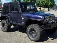 Usata Jeep Wrangler 184 CV (135 kW) 1998 Blu/azzurro SUV