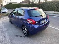 Usata Peugeot 208 68 CV (50 kW) 2014 Blu Utilitaria