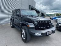 Usata Jeep Wrangler Unlimited Sahara 272 CV (200 kW) 2019 Nero SUV