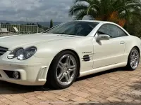 Usata Mercedes SL500 AMG 517 CV (380 kW) 2006 Bianco Cabrio