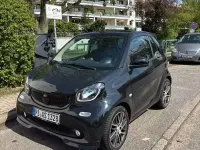 Usata Smart ForTwo Cabrio Brabus 109 CV (80 kW) 2017 Nero Cabrio