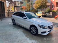 Usata Mercedes C200 Business 136 CV (100 kW) 2016 Bianco Station wagon