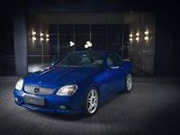 Usata Mercedes SLK32 AMG AMG 354 CV (260 kW) 2002 Blu Cabrio