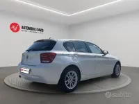 Usata BMW 118 Efficient Dynamics 170 CV (125 kW) 2014 Bianco Utilitaria