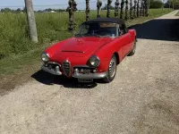 Usata Alfa Romeo Giulia Spider 1960 Rosso Cabrio