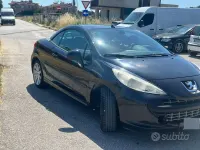 Usata Peugeot 207 109 CV (80 kW) 2007 Nero Cabrio