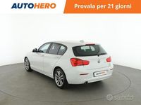Usata BMW 116 Advantage 116 CV (85 kW) 2019 Bianco Utilitaria