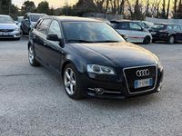 Usata Audi A3 Attraction 125 CV (91 kW) 2012 Nero Utilitaria