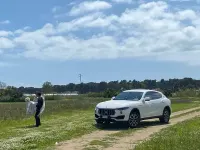 Usata Maserati Levante GranLusso 250 CV (183 kW) 2017 Bianco pastello SUV