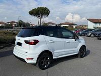 Usata Ford Ecosport ST-Line 125 CV (91 kW) 2019 Bianco / tetto nero SUV