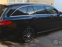 Usata Mercedes C220 170 CV (125 kW) 2018 Nero Station wagon